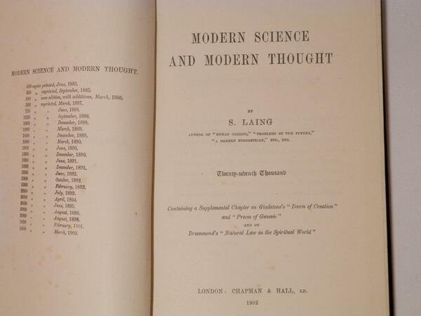 Modern science and modern Thought