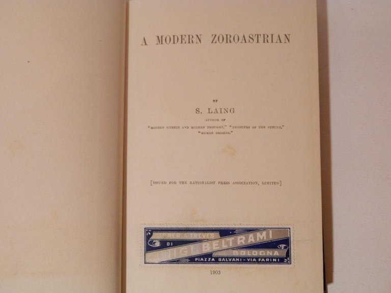 A modern zoroastrian