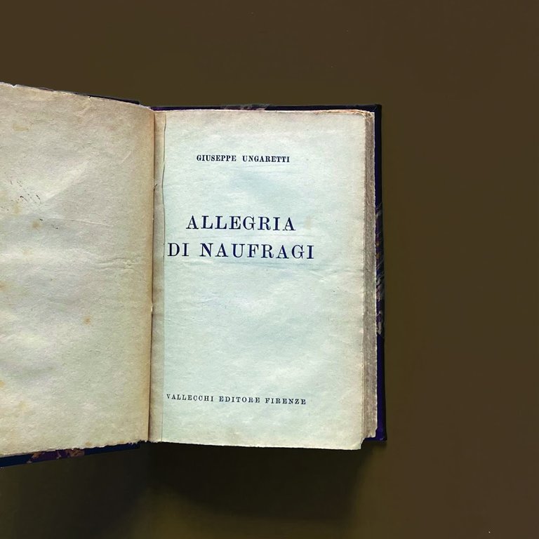 Allegria di naufragi
