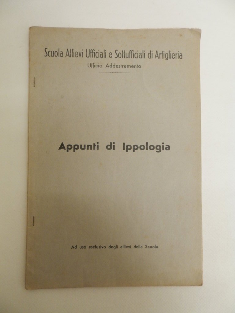 Appunti di ippologia