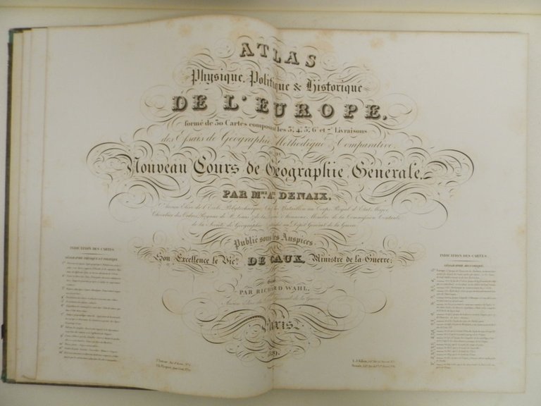 Atlas physique, politique &amp; historique de l'Europe, formé de 30 …