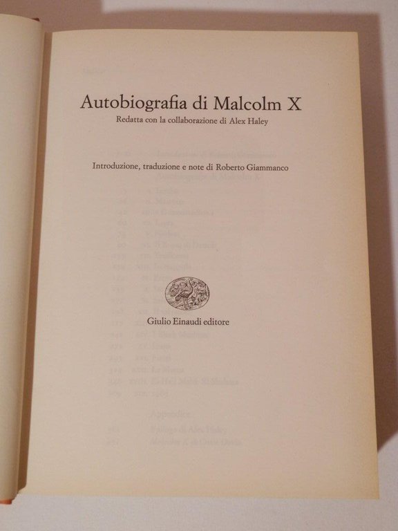 Autobiografia di Malcom X. Con la collaborazione di Alex Haley