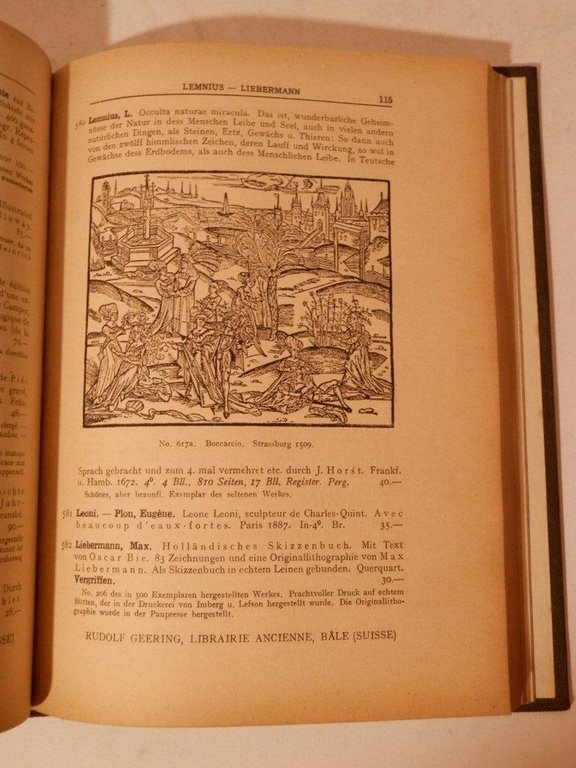 Autographes Livres rares et curieux estampes, portraits et vues incunables. …