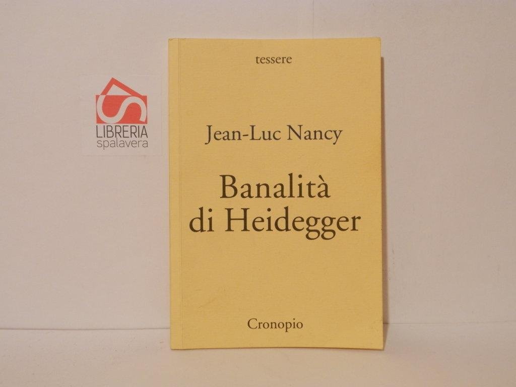 Banalità di Heidegger