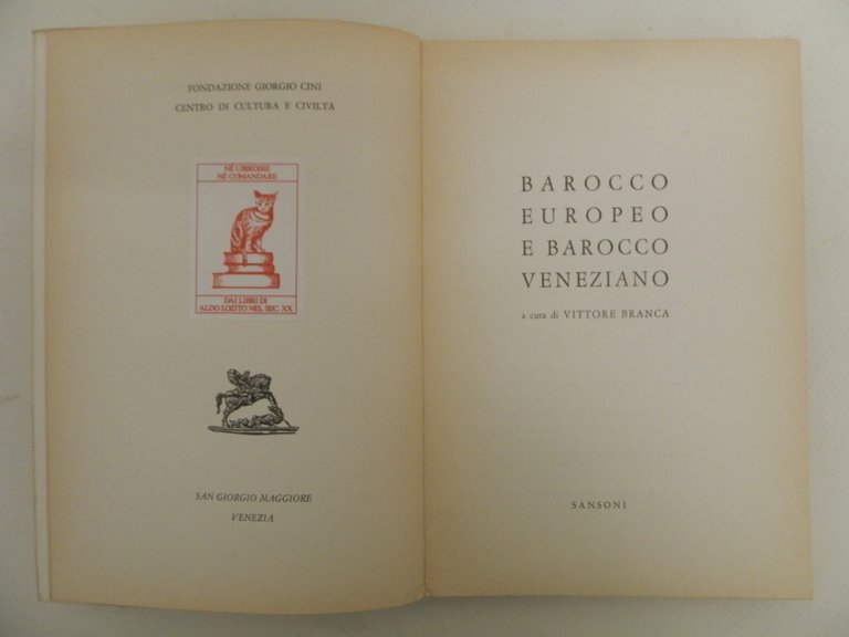 Barocco europeo e Barocco veneziano