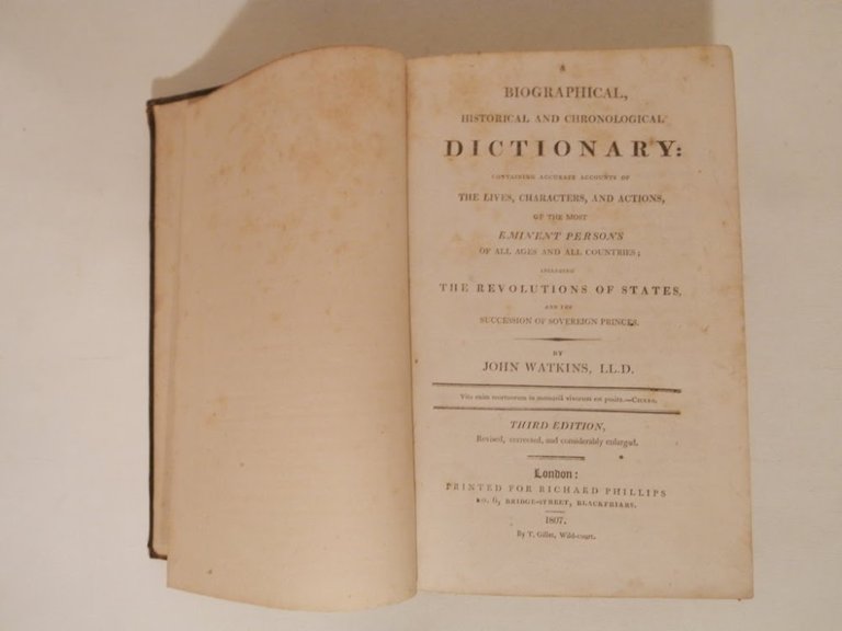 Biographical, historical and chronological dictionary : containing accurate accounts of …