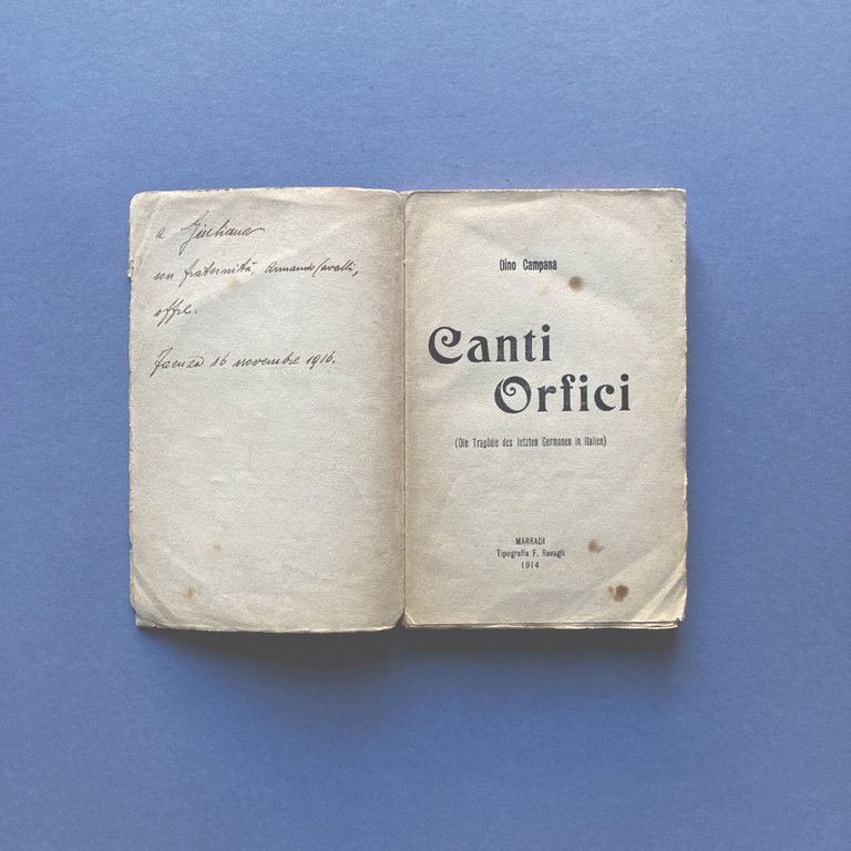 Canti Orfici | Immagine Gallery 2