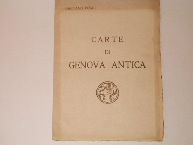 Carte di Genova antica