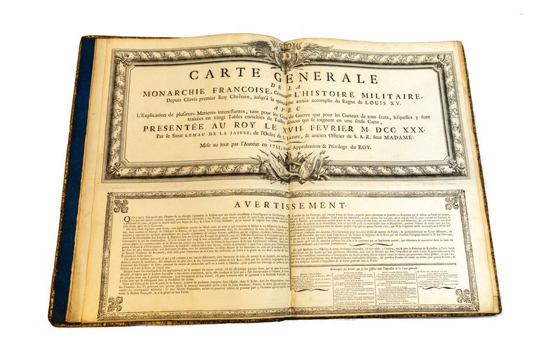 Carte generale de la monarchie francoise, Contenant l'histoire militaire, Depuis …