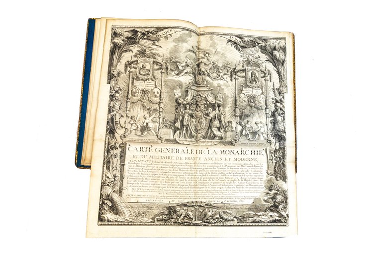Carte generale de la monarchie francoise, Contenant l'histoire militaire, Depuis …