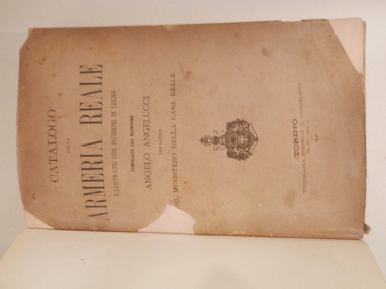 Catalogo della Armeria Reale illustrato con incisioni in legno