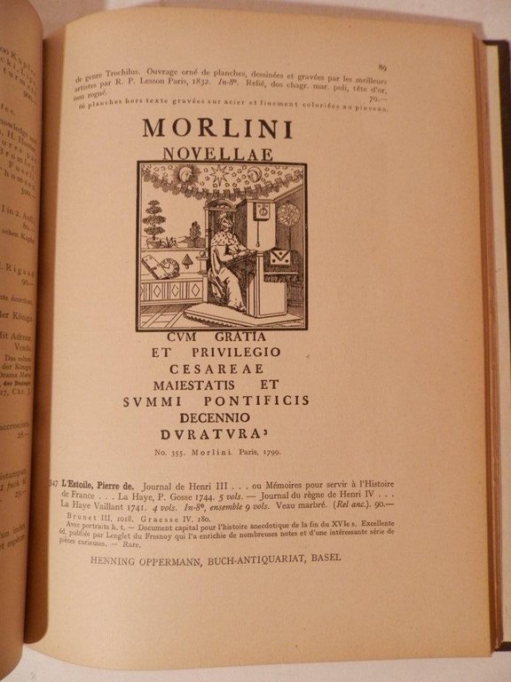 Catalogue n. 140. Autographes, Livres rares et curieux / Estampes …