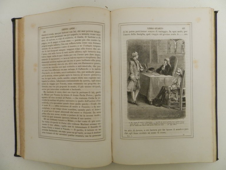 Cento anni. Romanzo ciclico di Giuseppe Rovani.