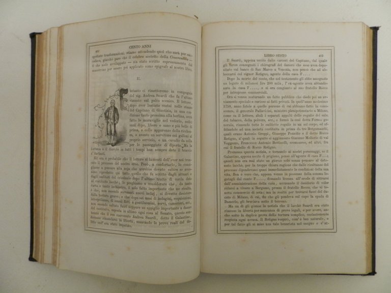 Cento anni. Romanzo ciclico di Giuseppe Rovani.