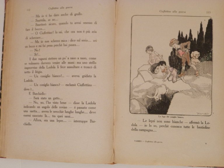 Ciuffettino alla guerra. Libro per i ragazzi con 100 disegni …
