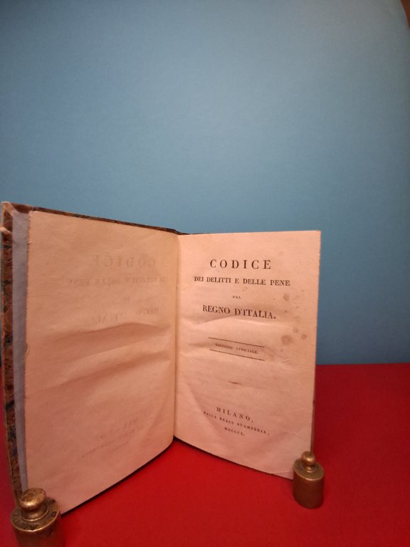 Codice dei delitti e delle pene pel Regno d'Italia. Edizione … | Immagine Gallery 3