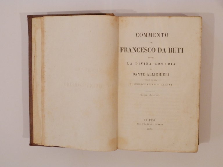 Commento di Francesco da Buti sopra la Divina Commedia di …