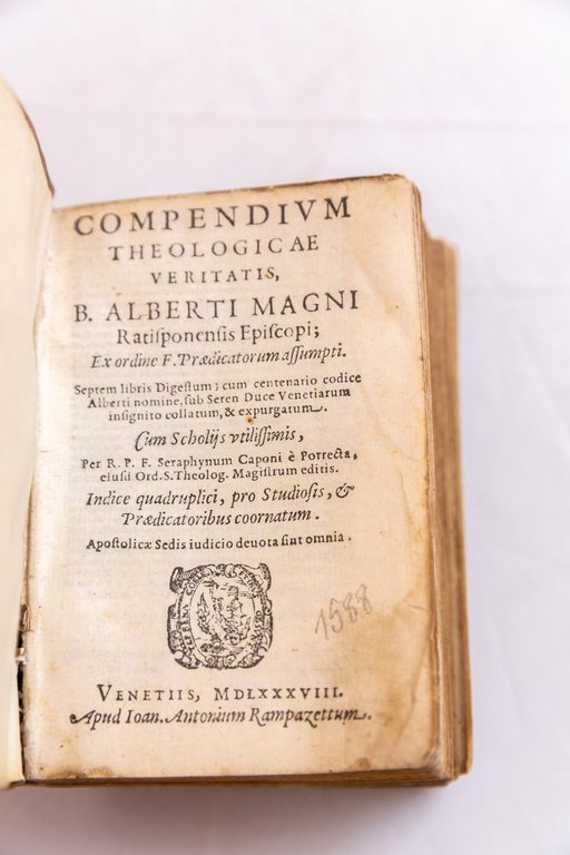 Compendium theologicae veritatis, B. Alberti Magni Ratisponensis episcopi; ex ordine …