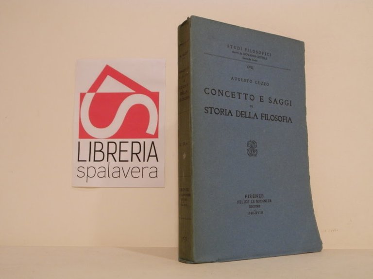 Concetto e saggi di storia della filosofia