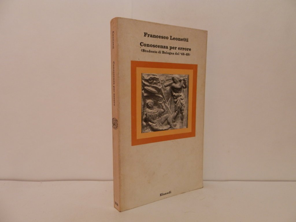 Conoscenza per errore: studente di Bologna del '48-49