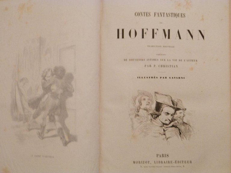 Contes fantastiques de Hoffmann. Traduction nouvelle précédeés de souvenirs intimes …