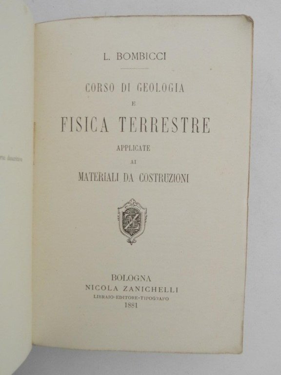 Corso di geologia e fisica terrestre applicate ai materiali da …