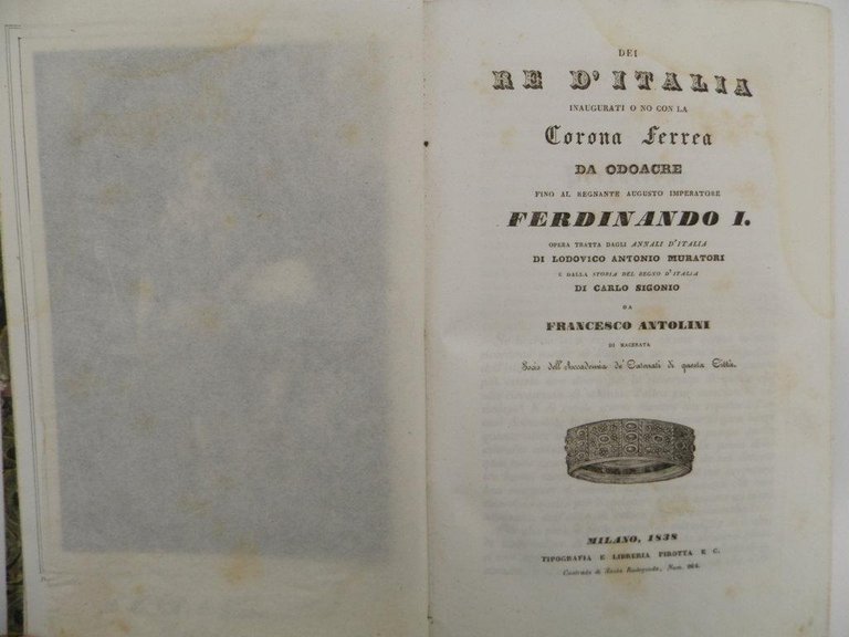 Dei Re d'Italia inaugurati o no con la Corona Ferrea …