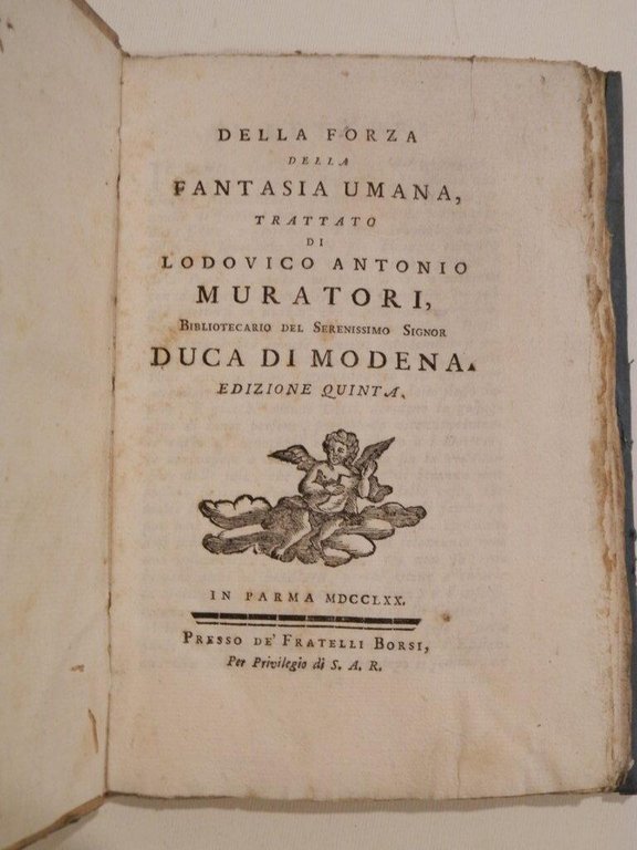 Della forza della fantasia umana. Quinta edizione