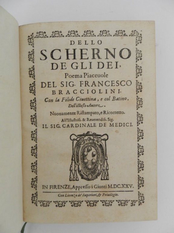 Dello scherno de gli dei, poema piacevole del sig. Francesco …