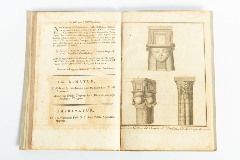 Dissertazione dell'abate Domenico Testa sopra due zodiaci novellamente scoperti nell'Egitto.