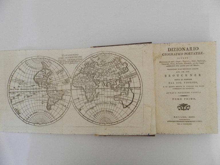 Dizionario geografico portatile ovvero descrizione di tutti i regni, provincie, …