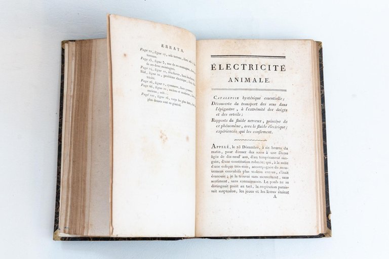 Électricité animale, prouvée par la découverte des phénomènes physiques et …