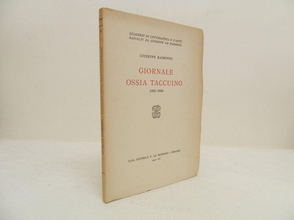 Giornale ossia taccuino (1925-1930)