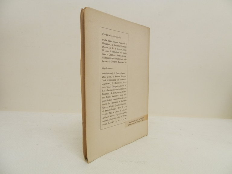 Giornale ossia taccuino (1925-1930)