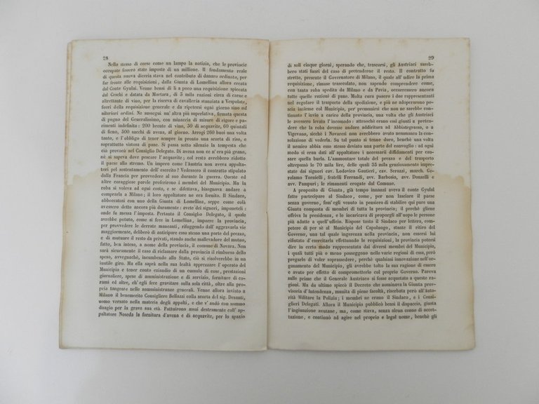 Gli austriaci a Novara nel 1859