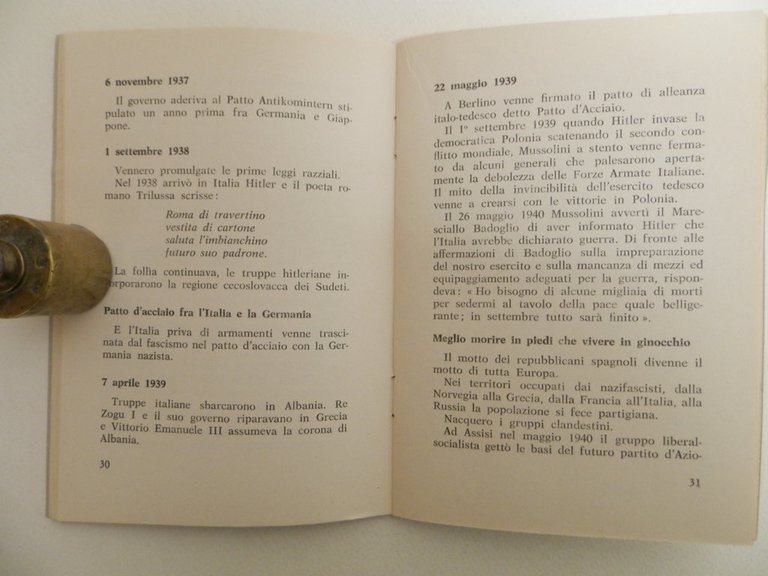 Guida alla visita della mostra dell'antifascismo e della resistenza 1920-1945