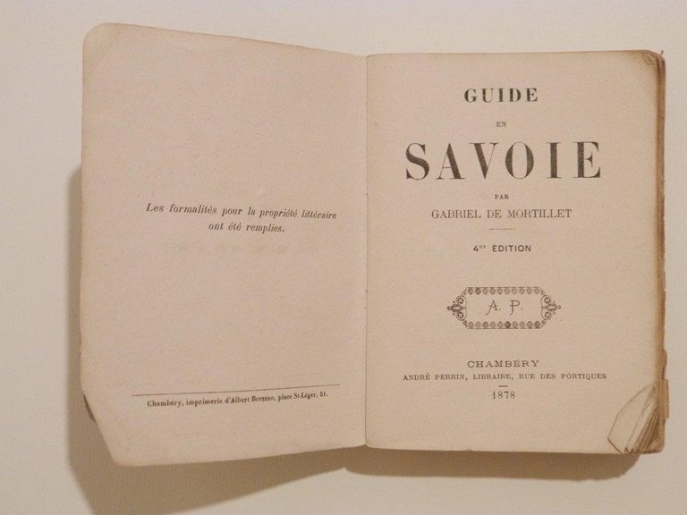 Guide en Savoie par Gabriel de Mortillet