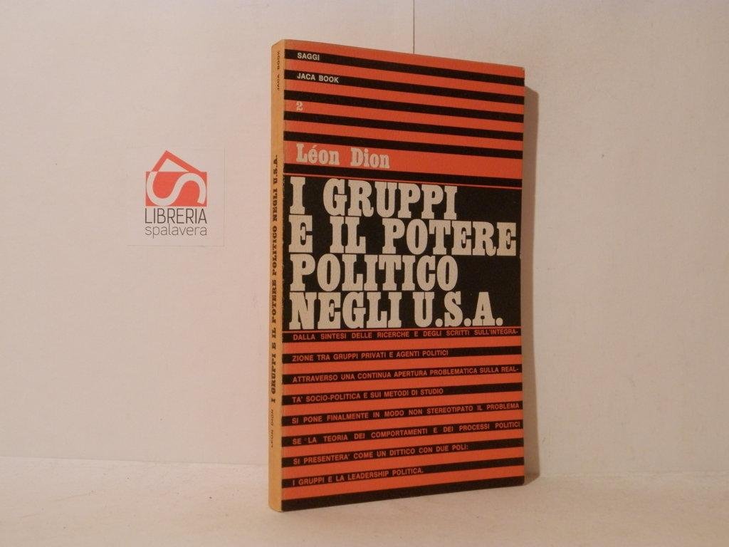 I gruppi e il potere politico negli USA