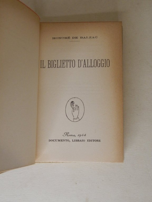 Il biglietto d'alloggio