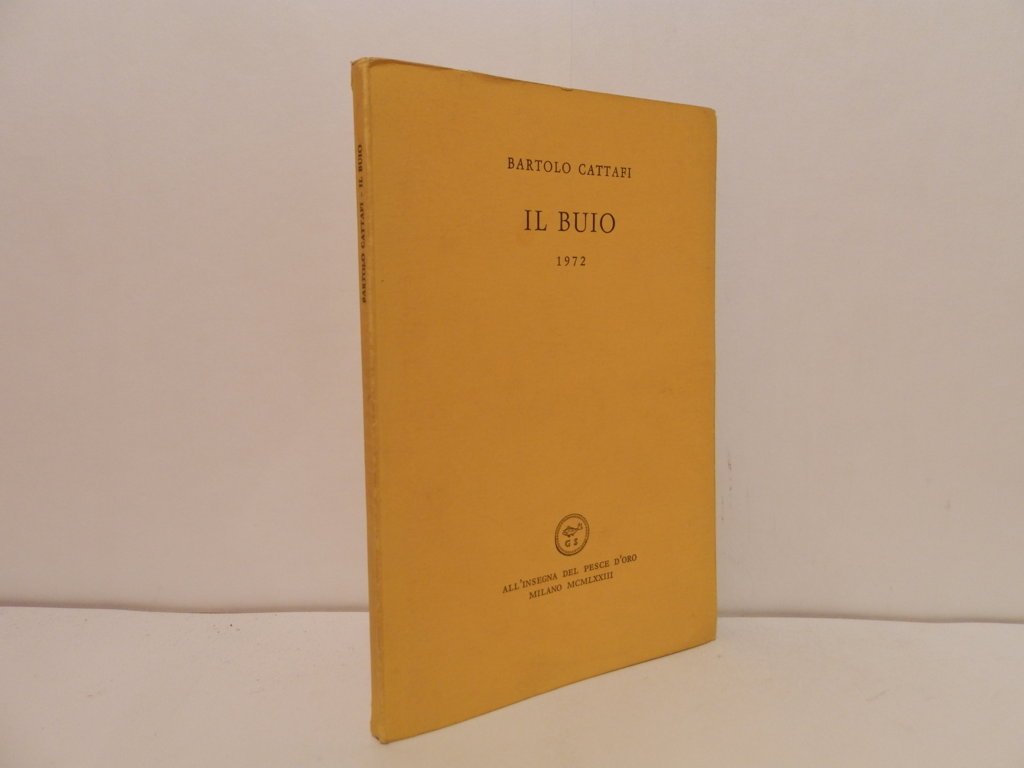 Il buio. 1972