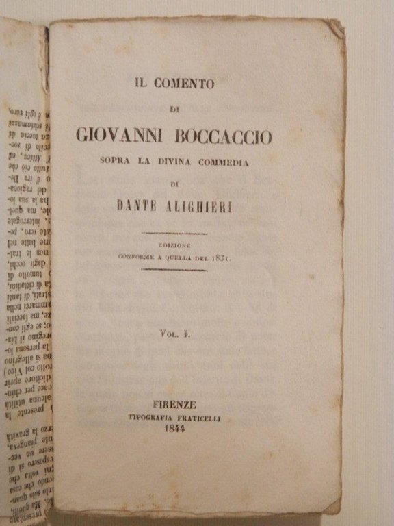 Il comento di Giovanni Boccaccio sopra la Divina Commedia di …