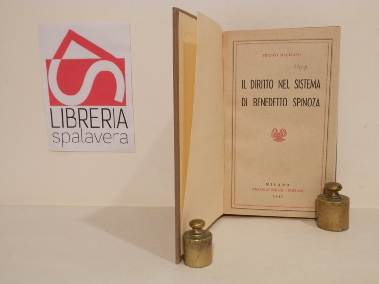 Il diritto nel sistema di Benedetto Spinoza