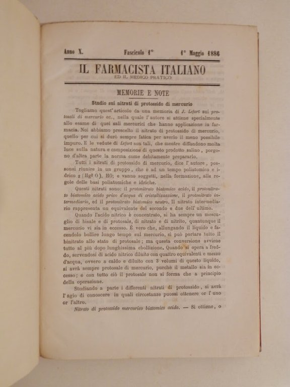 Il farmacista italiano ed il medico pratico : rivista mensile …