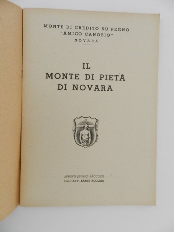 Il Monte di Pietà di Novara