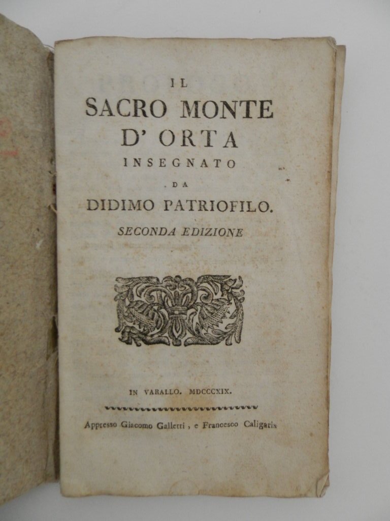Il Sacro Monte d'Orta insegnato da Didimo Patriofilo. Seconda edizione