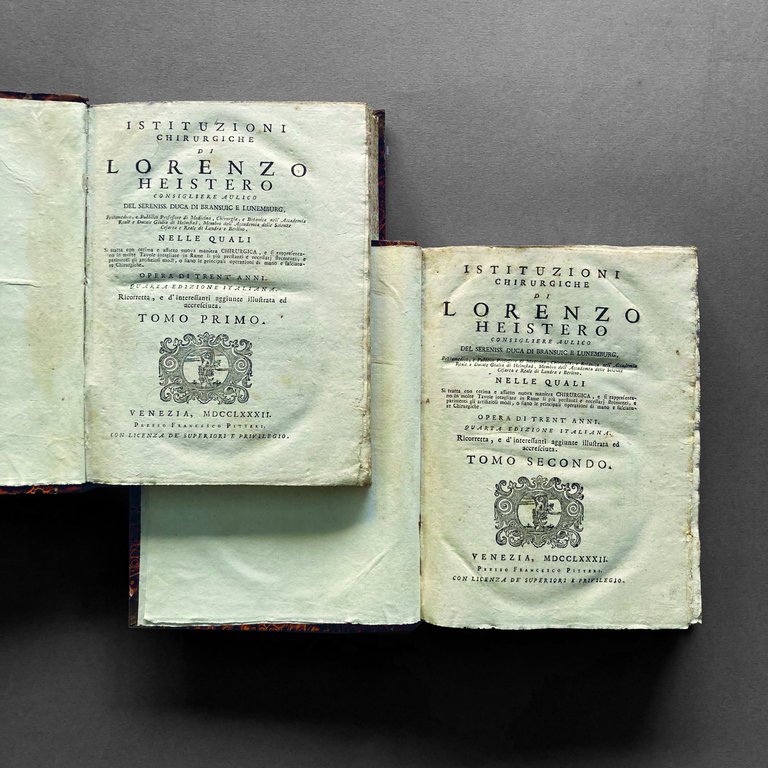 Istruzioni chirurgiche di Lorenzo Heistero consigliere aulico del Sereniss. Duca …