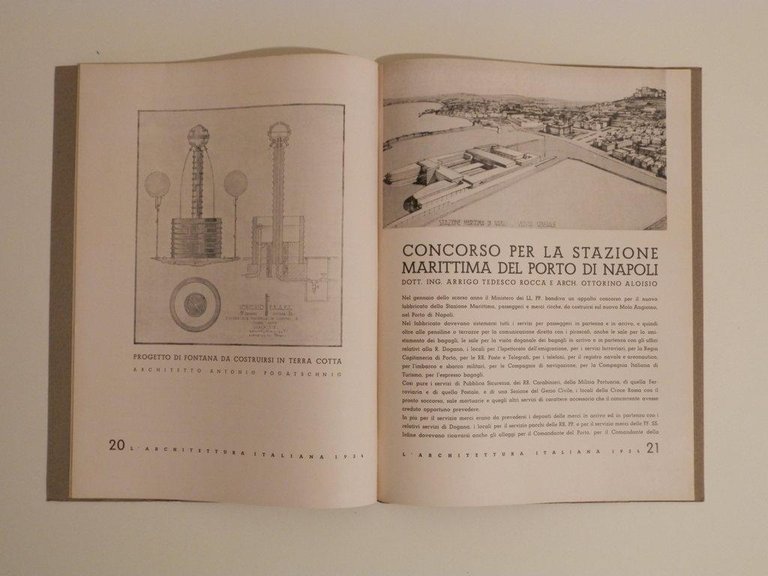 L'architettura italiana. Periodico mensile di architettura e tecnica. Annata 1934 …