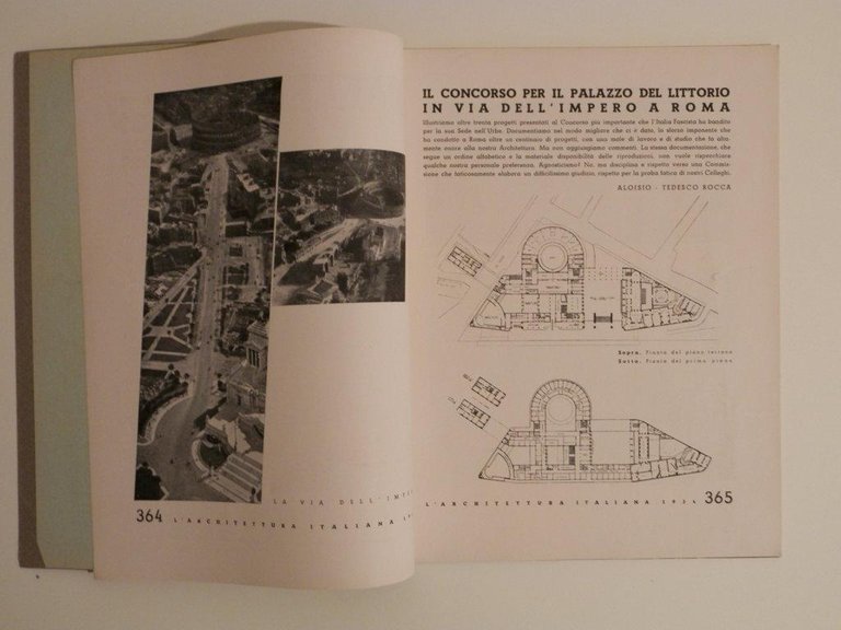 L'architettura italiana. Periodico mensile di architettura e tecnica. Annata 1934 …