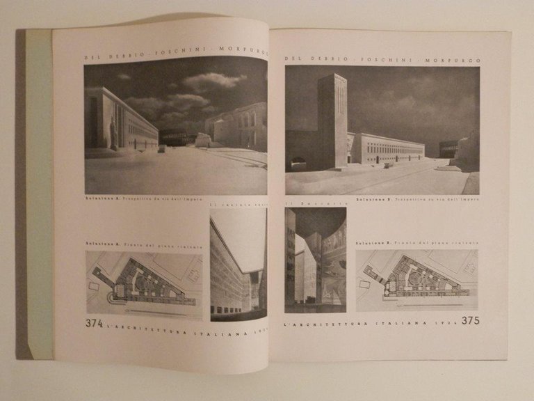 L'architettura italiana. Periodico mensile di architettura e tecnica. Annata 1934 …