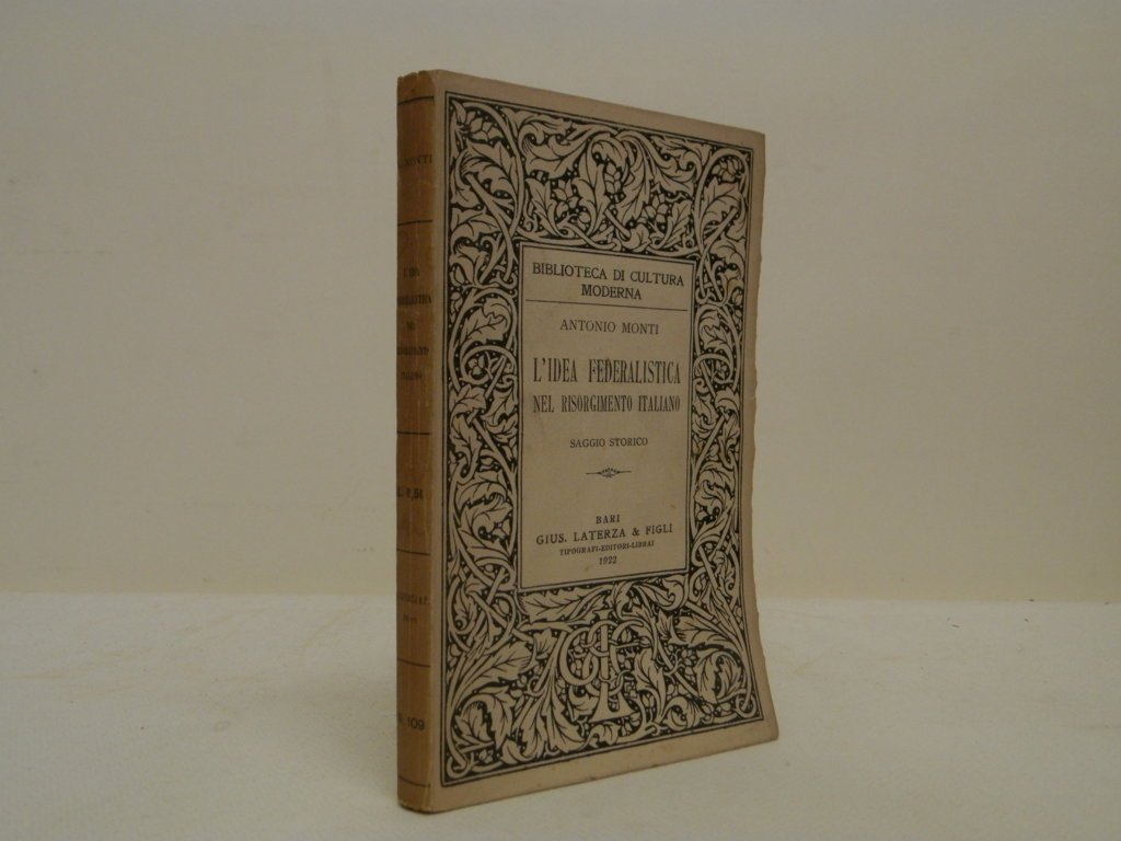 L'idea federalistica nel risorgimento italiano